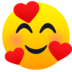 Smiling Face With Hearts Emoji Copy Paste ― 🥰 - joypixels