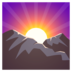 Sunrise Over Mountains Emoji Copy Paste ― 🌄 - joypixels