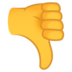 Thumbs Down Emoji Copy Paste ― 👎 - joypixels