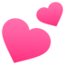 Two Hearts Emoji Copy Paste ― 💕 - joypixels