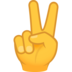 Victory Hand Emoji Copy Paste ― ✌️ - joypixels