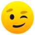 Winking Face Emoji Copy Paste ― 😉 - joypixels