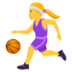 Woman Bouncing Ball Emoji Copy Paste ― ⛹️‍♀ - joypixels