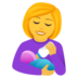 Woman Feeding Baby Emoji Copy Paste ― 👩‍🍼 - joypixels