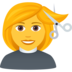 Woman Getting Haircut Emoji Copy Paste ― 💇‍♀ - joypixels