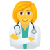 Woman Health Worker Emoji Copy Paste ― 👩‍⚕ - joypixels