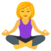 Woman In Lotus Position Emoji Copy Paste ― 🧘‍♀ - joypixels