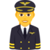 Woman Pilot Emoji Copy Paste ― 👩‍✈ - joypixels