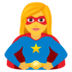 Woman Superhero Emoji Copy Paste ― 🦸‍♀ - joypixels