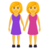 Women Holding Hands Emoji Copy Paste ― 👭 - joypixels