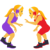 Women Wrestling Emoji Copy Paste ― 🤼‍♀ - joypixels