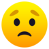 Worried Face Emoji Copy Paste ― 😟 - joypixels