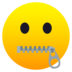 Zipper-mouth Face Emoji Copy Paste ― 🤐 - joypixels