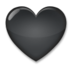Black Heart Emoji Copy Paste ― 🖤 - lg