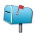 Closed Mailbox With Raised Flag Emoji Copy Paste ― 📫 - lg