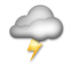 Cloud With Lightning Emoji Copy Paste ― 🌩️ - lg