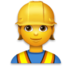 Construction Worker Emoji Copy Paste ― 👷 - lg