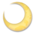 Crescent Moon Emoji Copy Paste ― 🌙 - lg