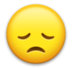 Disappointed Face Emoji Copy Paste ― 😞 - lg