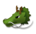 Dragon Face Emoji Copy Paste ― 🐲 - lg