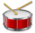 Drum Emoji Copy Paste ― 🥁 - lg