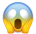 Face Screaming In Fear Emoji Copy Paste ― 😱 - lg