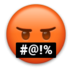 Face With Symbols On Mouth Emoji Copy Paste ― 🤬 - lg