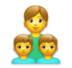 Family: Man, Boy, Boy Emoji Copy Paste ― 👨‍👦‍👦 - lg