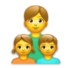 Family: Man, Girl, Boy Emoji Copy Paste ― 👨‍👧‍👦 - lg