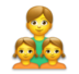 Family: Man, Girl, Girl Emoji Copy Paste ― 👨‍👧‍👧 - lg