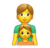 Family: Man, Girl Emoji Copy Paste ― 👨‍👧 - lg