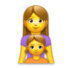Family: Woman, Girl Emoji Copy Paste ― 👩‍👧 - lg