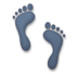 Footprints Emoji Copy Paste ― 👣 - lg
