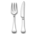 Fork And Knife Emoji Copy Paste ― 🍴 - lg