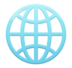 Globe With Meridians Emoji Copy Paste ― 🌐 - lg