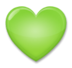 Green Heart Emoji Copy Paste ― 💚 - lg