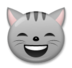 Grinning Cat With Smiling Eyes Emoji Copy Paste ― 😸 - lg