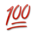 Hundred Points Emoji Copy Paste ― 💯 - lg