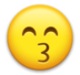 Kissing Face With Smiling Eyes Emoji Copy Paste ― 😙 - lg