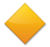 Large Orange Diamond Emoji Copy Paste ― 🔶 - lg
