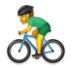 Man Biking Emoji Copy Paste ― 🚴‍♂ - lg