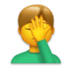 Man Facepalming Emoji Copy Paste ― 🤦‍♂ - lg