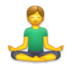 Man In Lotus Position Emoji Copy Paste ― 🧘‍♂ - lg