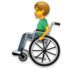 Man In Manual Wheelchair Emoji Copy Paste ― 👨‍🦽 - lg