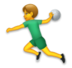 Man Playing Handball Emoji Copy Paste ― 🤾‍♂ - lg