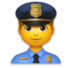 Man Police Officer Emoji Copy Paste ― 👮‍♂ - lg