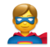 Man Superhero Emoji Copy Paste ― 🦸‍♂ - lg