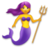 Mermaid Emoji Copy Paste ― 🧜‍♀ - lg