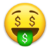 Money-mouth Face Emoji Copy Paste ― 🤑 - lg