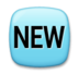 NEW Button Emoji Copy Paste ― 🆕 - lg
